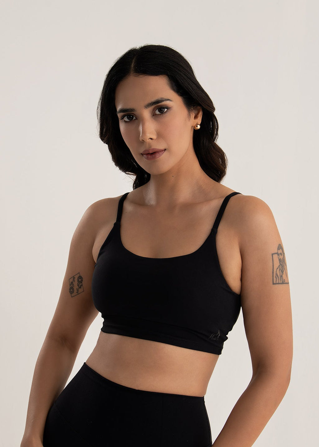 Sculpt iQ™ Minimalist Strappy Bra – Eclipse Black