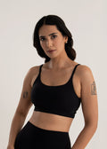 Sculpt iQ™ Minimalist Strappy Bra – Eclipse Black