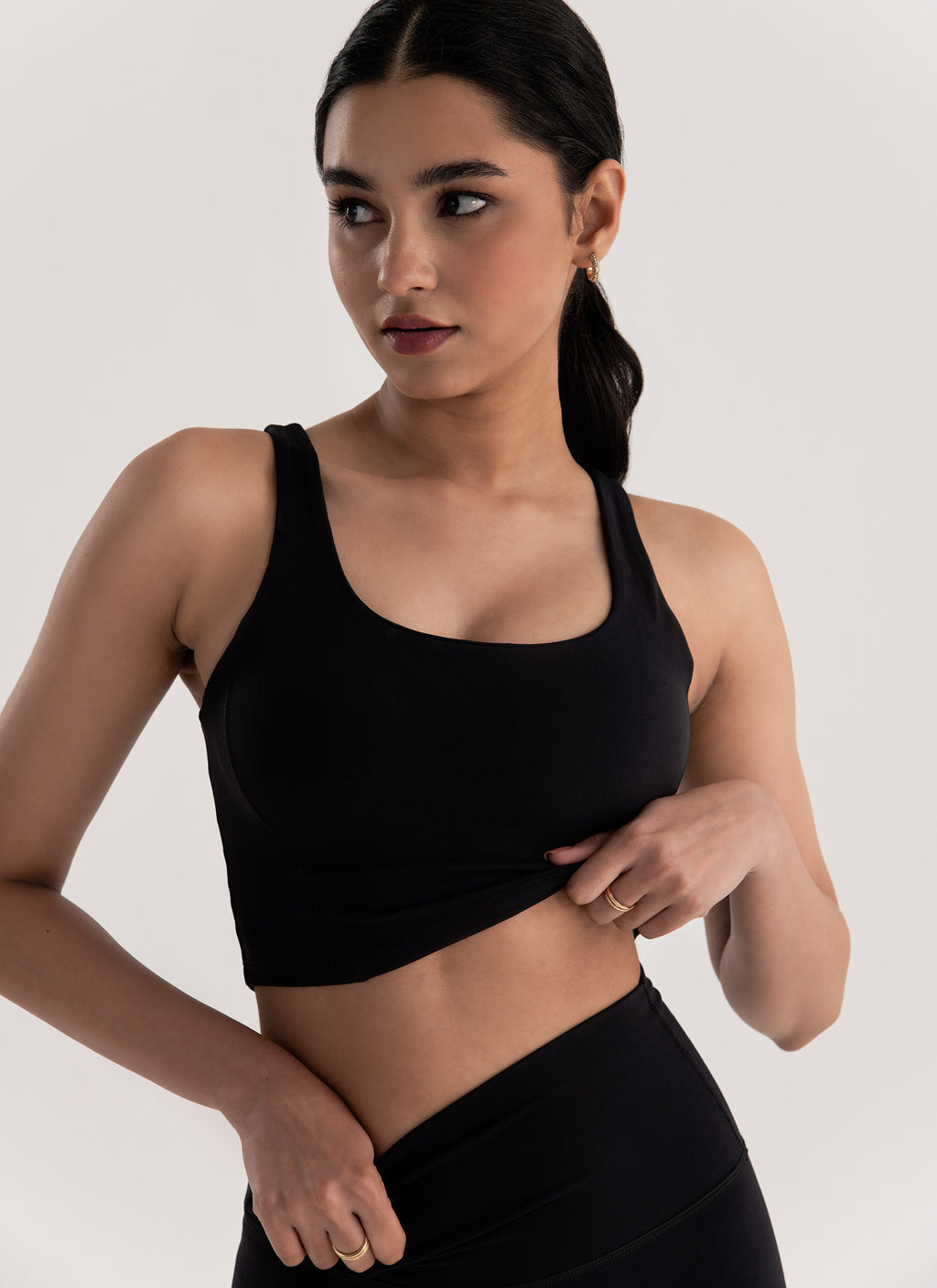 Sculpt iQ™ Scoop Back Brami – Eclipse Black